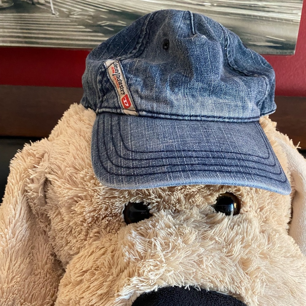 ✨DIESEL Washed-denim baseball cap✨